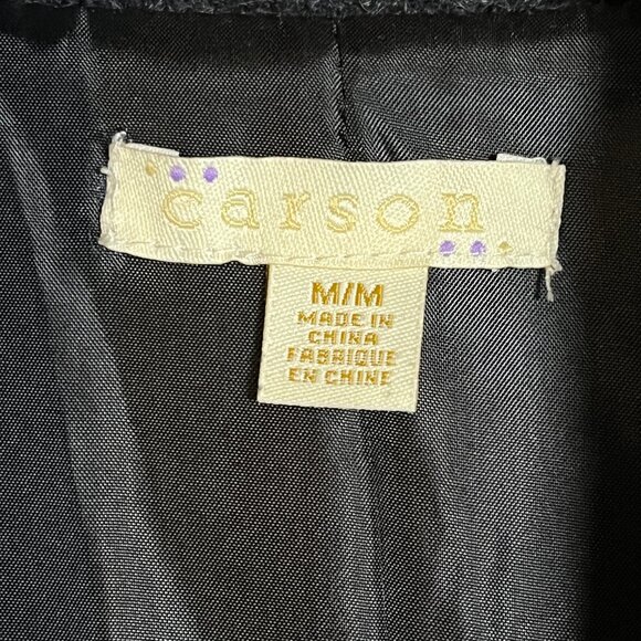 Carson Wool Women Embroided Jackets Vest Jacket Coat Size Medium - Picture 5 of 16